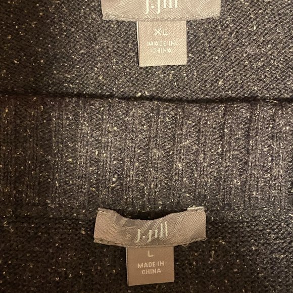 J Jill Twead Sweater Skirt/Jacket Combo - Picture 3 of 3